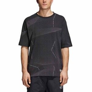 Adidas Originals NMD Allover Print Black T-Shirt Medium White Dots Trefoil